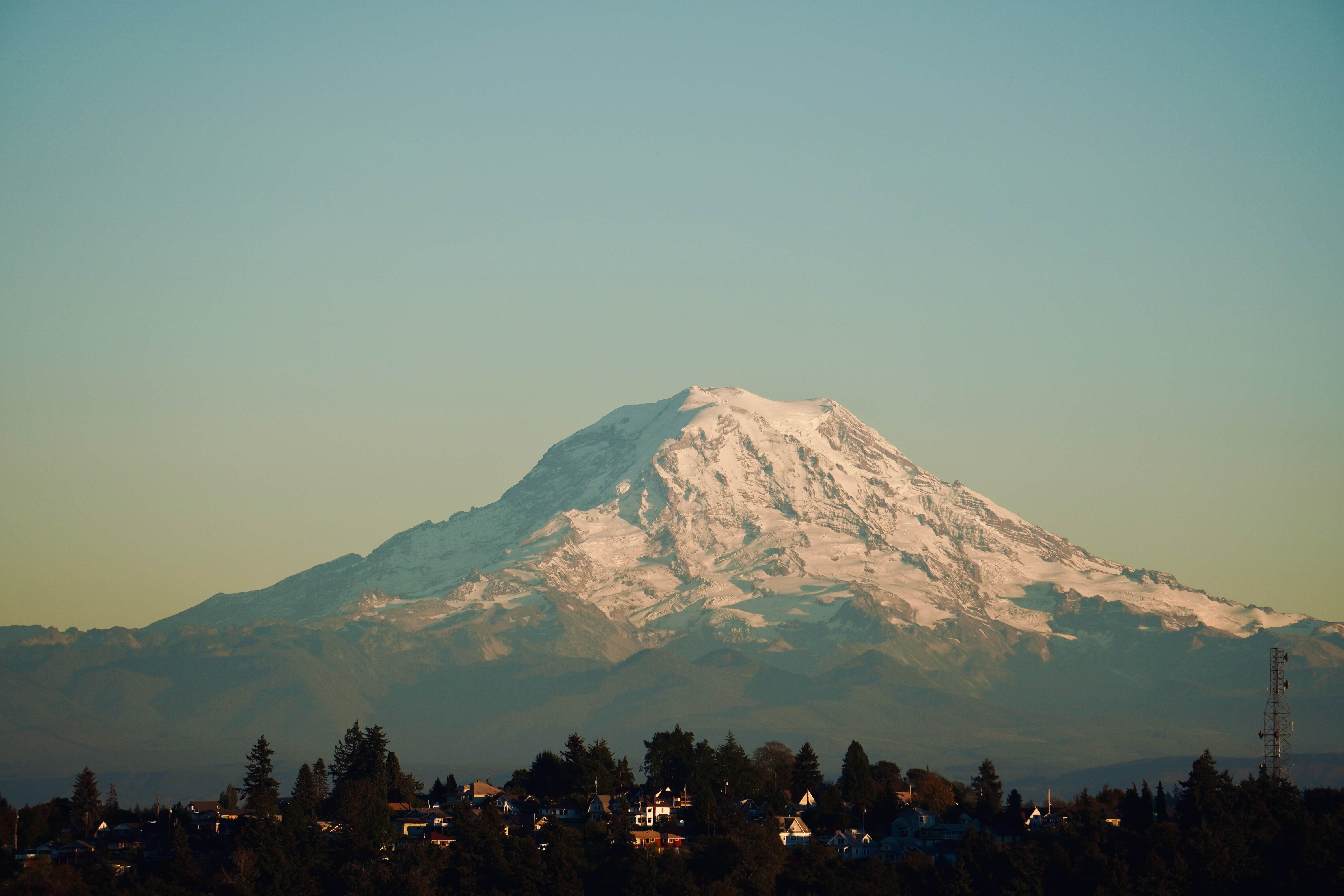 Mt. Rainier in spring